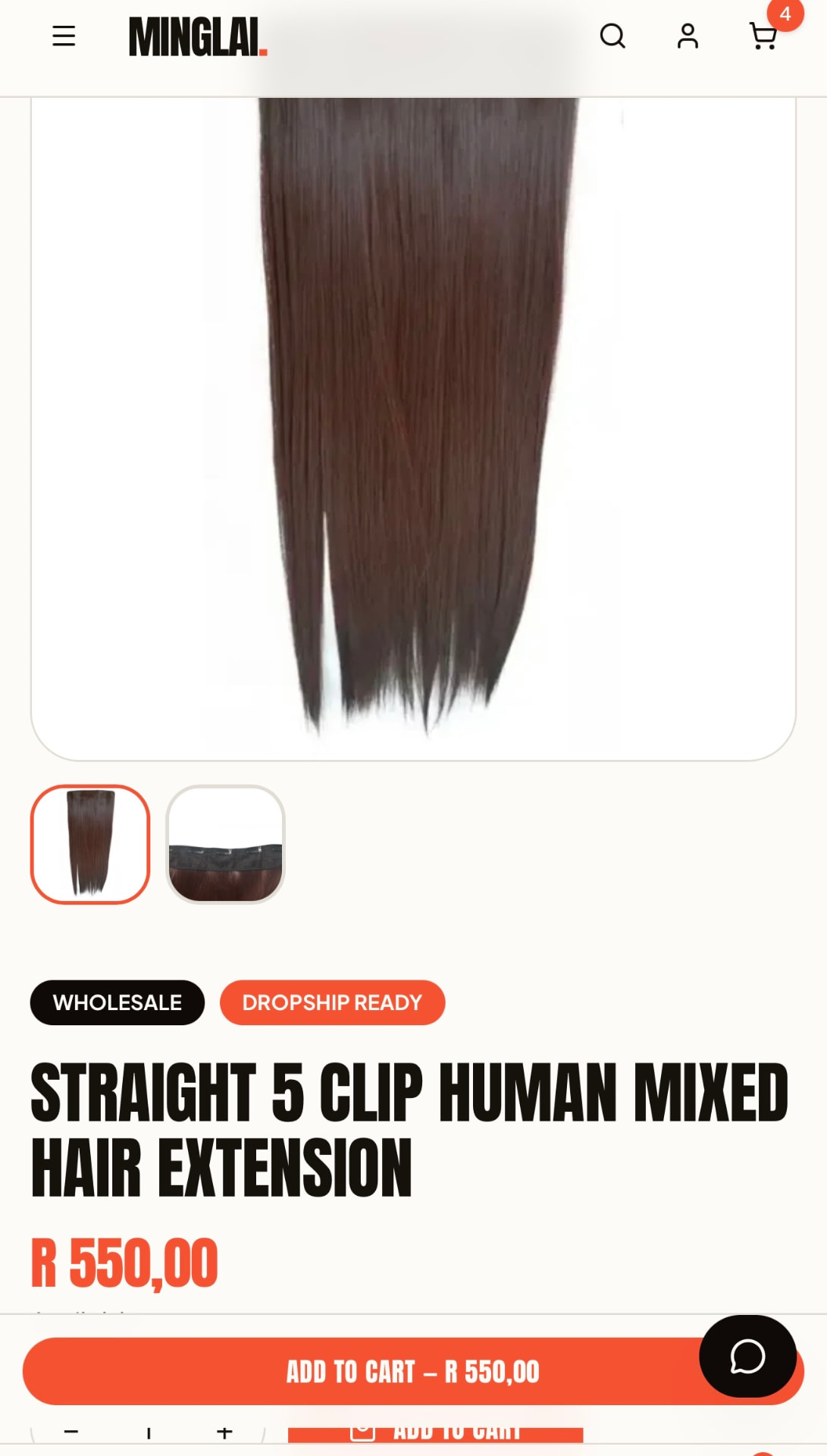 You find a product on a supplier's store